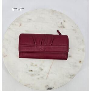 Coach Soho Soft Leather Pleated Trifold Wallet